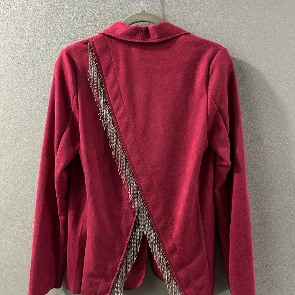 Rhinestone Fringe Jacket - Picture 7 of 7
